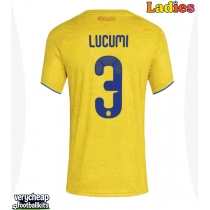 Colombia Jhon Lucumi #3 Replica Home Shirt Ladies World Cup 2026 Short Sleeve